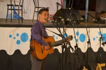 Pregón de las fiestas de Lomo Magullo 2018 (Foto Francisco Javier Santana-TA)